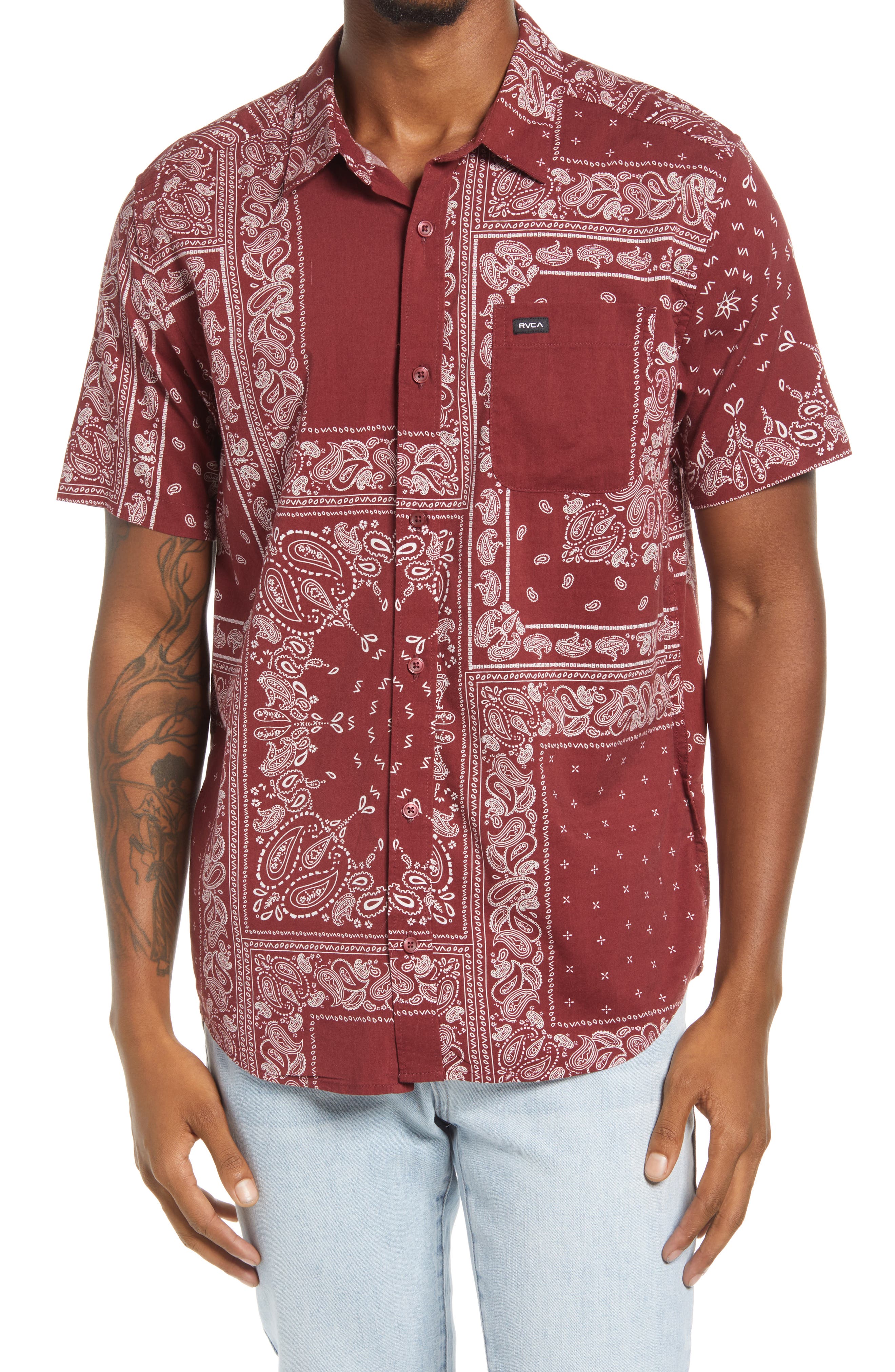 Men's Red Button Up Shirts | Nordstrom